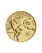 Gold 1oz Lunar Year of the Monkey